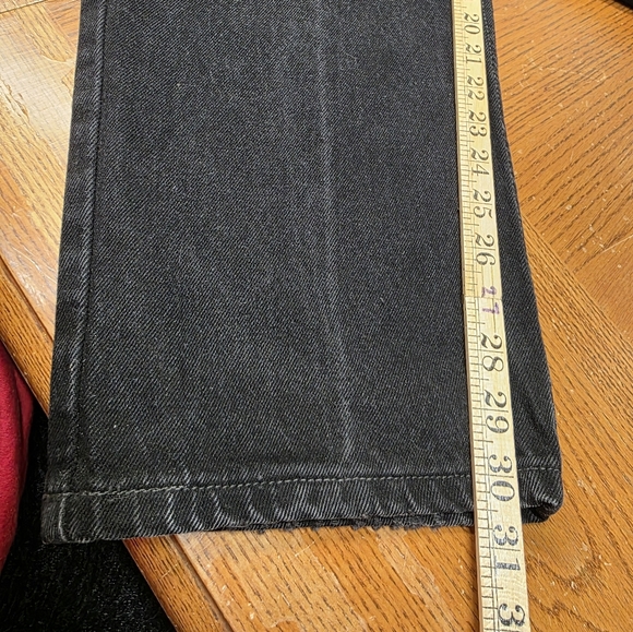 Levi’s 550 Relaxed Fit Mens Black Denim Jeans Size 38x32 100% Cotton - Picture 5 of 8